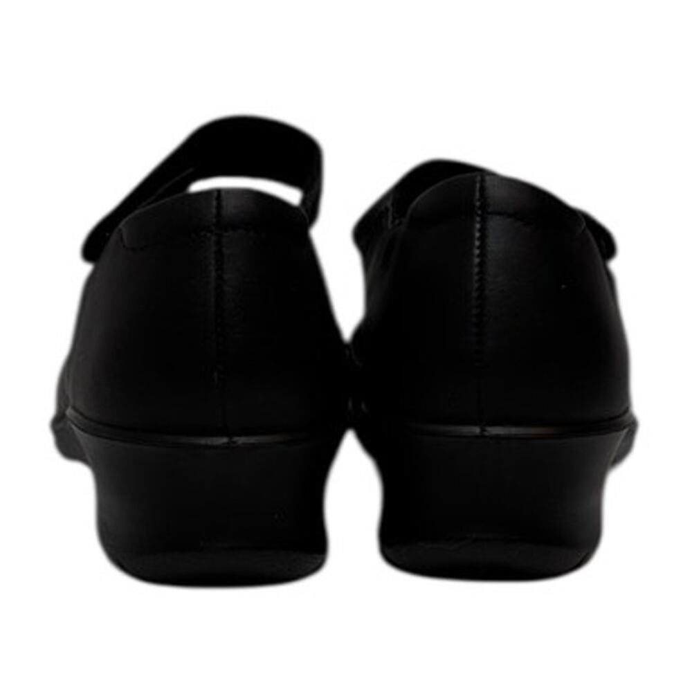 ECCO Black Felicia Mary Jane Wedge Shoe SZ 39 - Picture 4 of 9